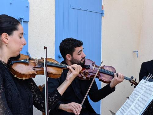 Quintette Isolde - Aups - Concert privé - Mona Brihmat et Karlos Marco